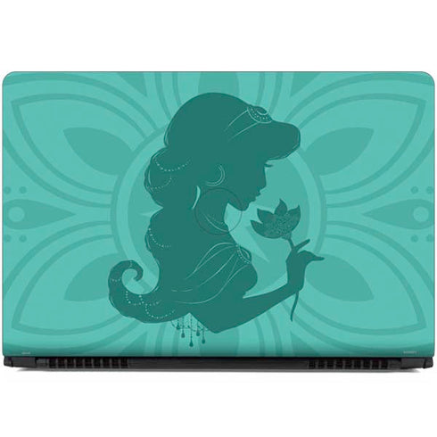 Disney Aladdin Princess Jasmine Silhouette Flower Dell Inspiron Skin